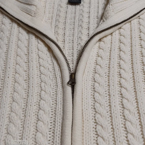 Gallery Sportswear zipper front heavy Sweater unisex/ - Picture 5 of 9